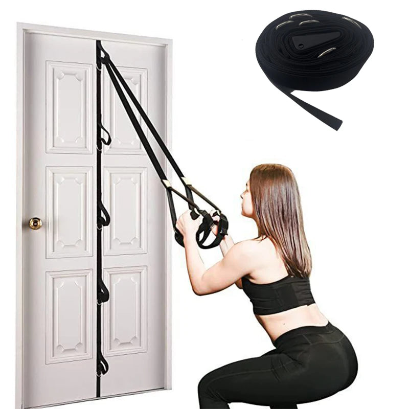 Portable Resistance Door Anchor Strap Bands Attachment for Home Fitness