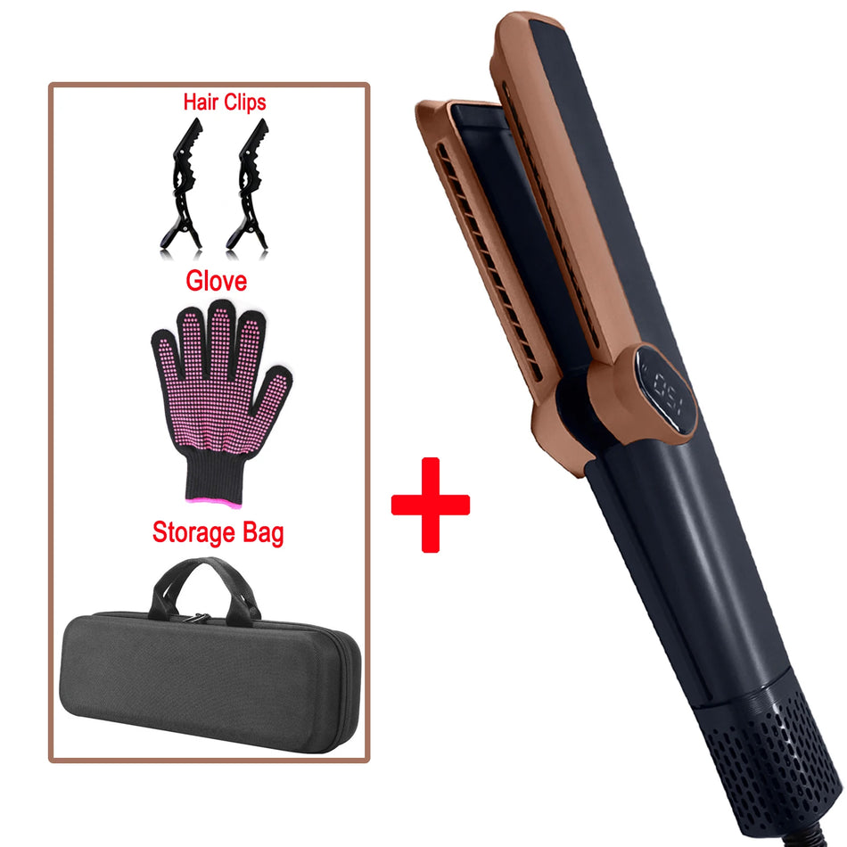 2 In 1 Hair Straightener In Copper Hair Dryer 106000rpm