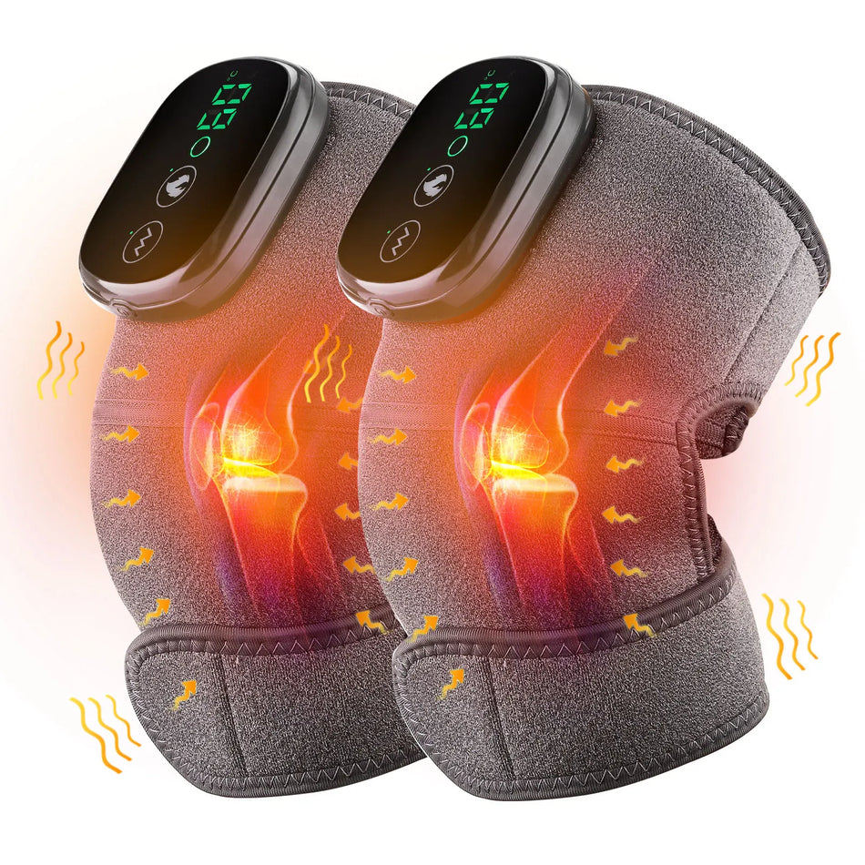 Eletric Heating Knee Massage Device Vibration Knee Pads