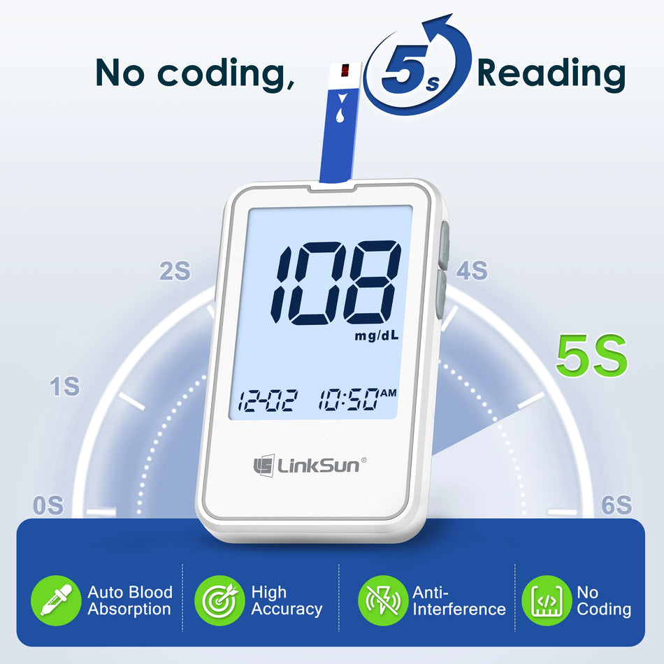 G-425-2 Linksun Blood Glucose Complete Testing Kit
