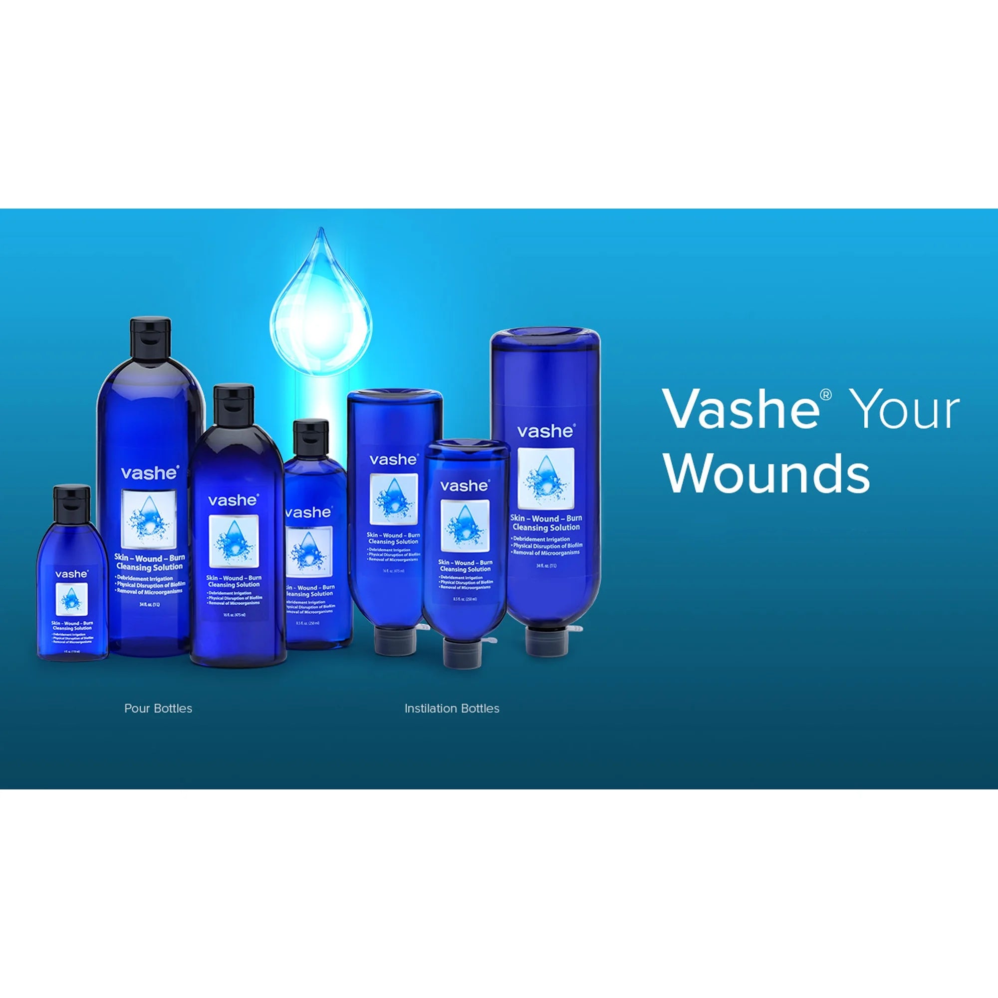 Vashe Wound Cleanser 8.5 Oz Bottle