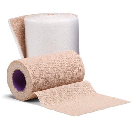 2 Layer Compression Bandage System   2 4 Inch X 3.8 Yard / 4 Inch X 6.3 Yard 35-40 Mmhg Case of 8