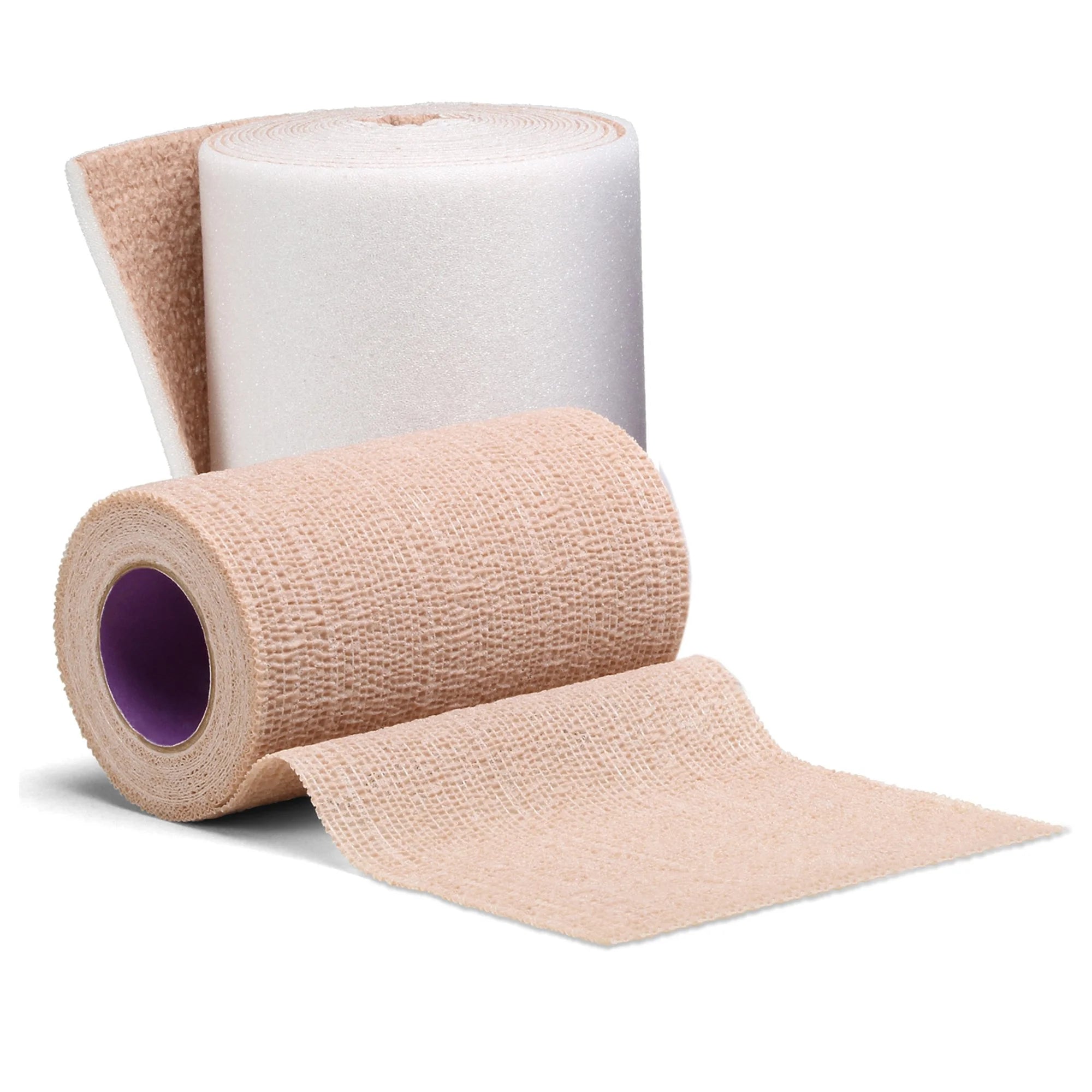 2 Layer Compression Bandage System   2 4 Inch X 3.8 Yard / 4 Inch X 6.3 Yard 35-40 Mmhg Case of 8