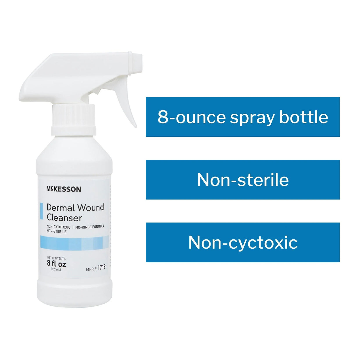 Wound Cleaner, No-Rinse Cleanser Spray Bottle, 16 Oz., 1 Ct