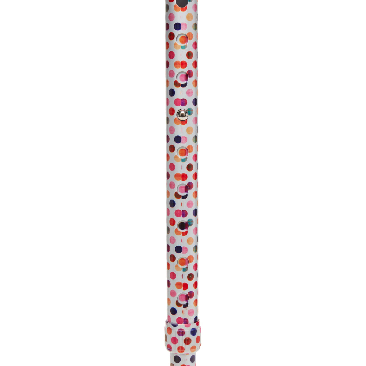 Mobility Offset Handle Cane, Polka Dot