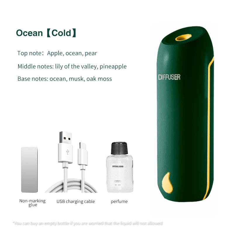 100M³ Essential Oil Diffuser 45ML 3 Modes Aroma Diffuser Wall Mounted Room Fragrance Home Toilet Hotel Air Purifiers Humidifier