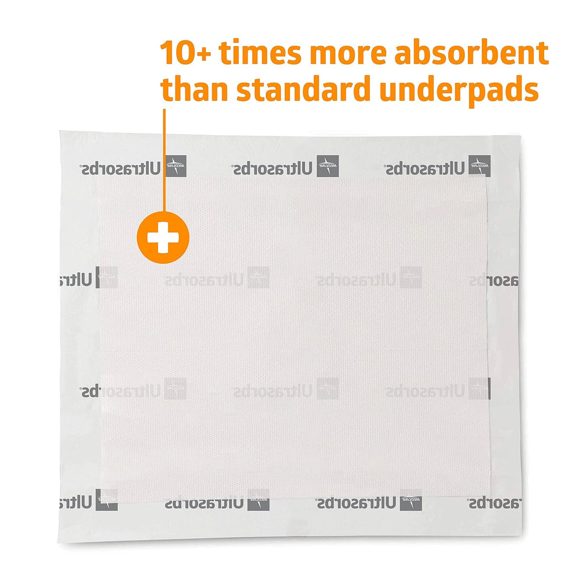 Ultrasorbs Premium Disposable Underpads, Large Incontinence Bed Pads, 30 X 36 Inches (Pack of 25), Super Absorbent Moisture Wicking Pee Pads, Leakproof Surface Protection