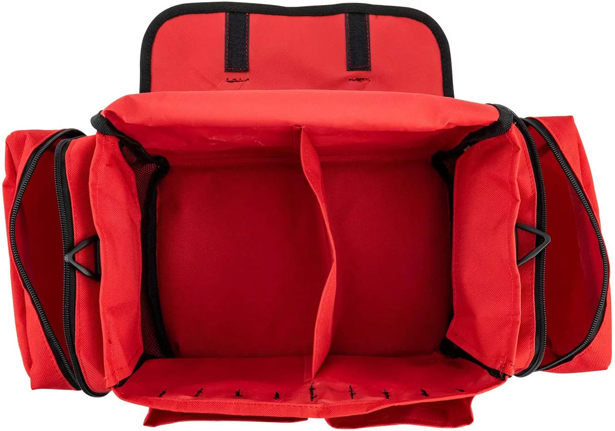 First Aid Bag - Medical Supplies Trauma First Responder Bag - Red