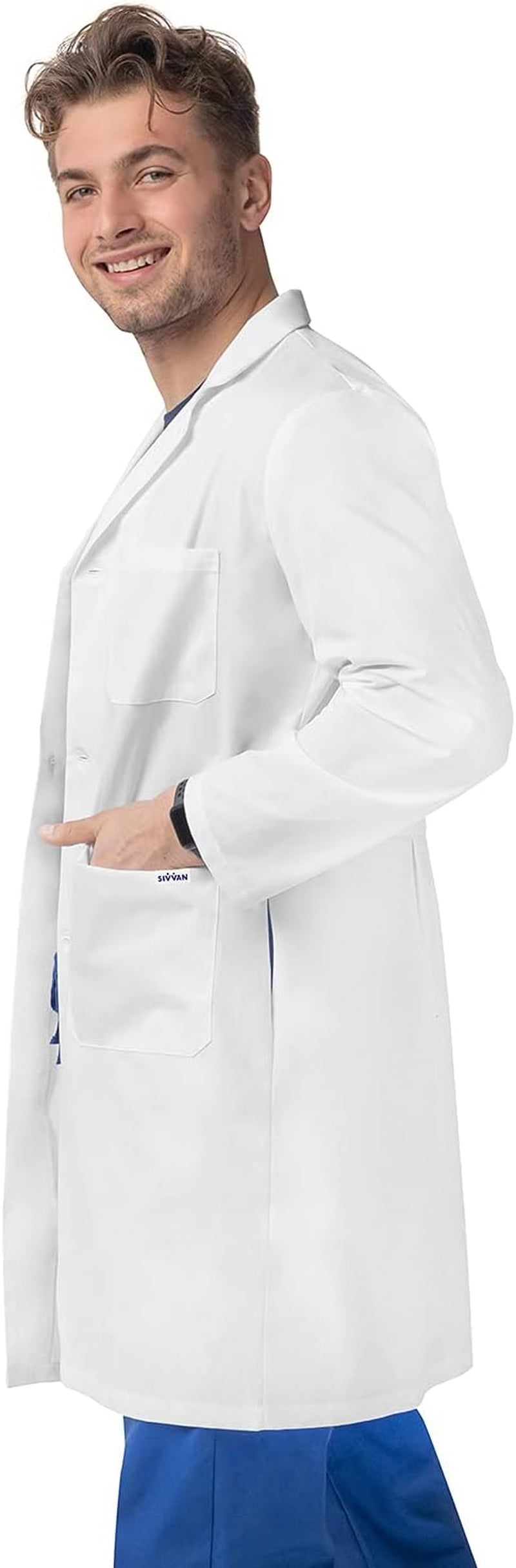 Unisex Scrubs - 39" Professional Lab Coat