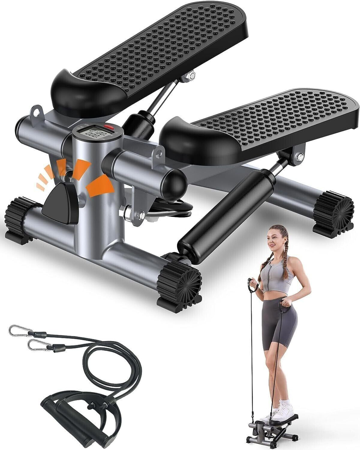 Steppers for Exercise,Mini Stepper with Exercise Equipment for Home Workouts NEW