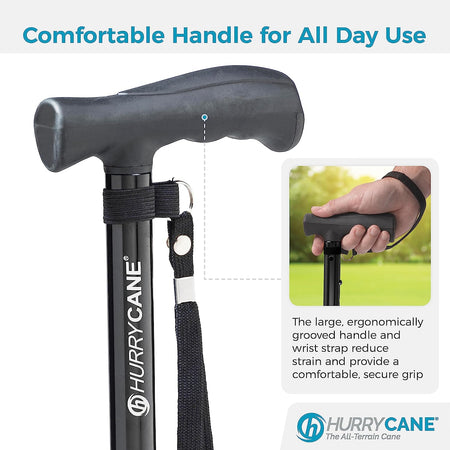 Freedom Edition Foldable Walking Cane with T Handle