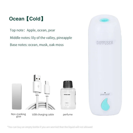 100M³ Essential Oil Diffuser 45ML 3 Modes Aroma Diffuser Wall Mounted Room Fragrance Home Toilet Hotel Air Purifiers Humidifier