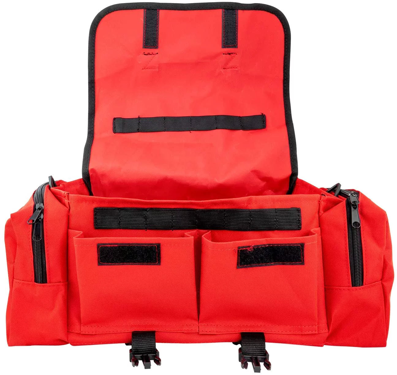 First Aid Bag - Medical Supplies Trauma First Responder Bag - Red