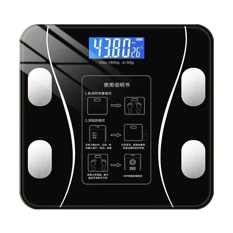 Electronic Scale Bluetooth Weighing Scale Home Charging Healthy Body Scale Weight Scale Bascula Baño