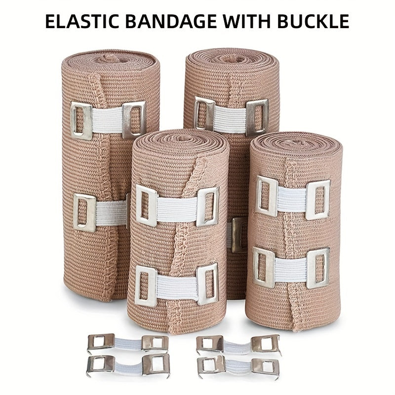 Title: Rapid Stop Elastic Compression Bandage with Clip Closure
