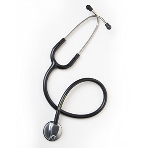 U.S. Army Stethoscope, OEM Classic Single Head Cardiology for Medical and Clinical Use - 27 inch (Black)