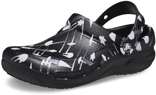 Crocs Unisex Bistro Graphic Clogs, Slip Resistant Work Shoes, Star Wars, 4 US Men