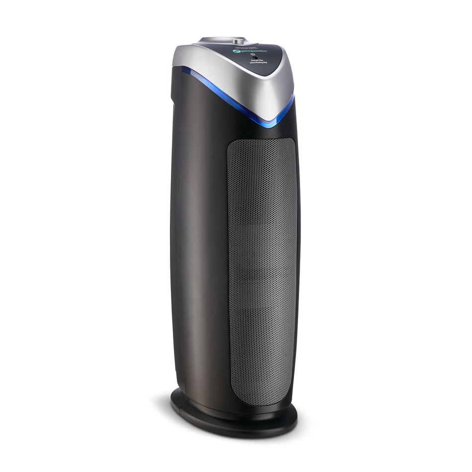 Germ Guardian AC4825 22” 3-in-1 True HEPA Filter Air Purifier for Home, Full Room, UV-C Light Kills Germs, Filters Allergies, Smoke, Dust, Pet Dander, & Odors, 3-Yr Wty, GermGuardian, Grey
