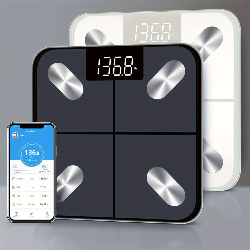 Vitafit Digital Bathroom Scale for Body Weight, Weighing Professional Since  2001, Crystal Clear LED and Step-On, Batteries Included, 400lb/180kg