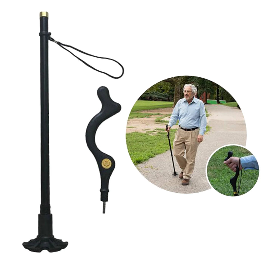Portable Walking Cane for Men & Women Walking Stick Balancing Mobility Aid Aluminum Alloy Folding Walking Sticks
