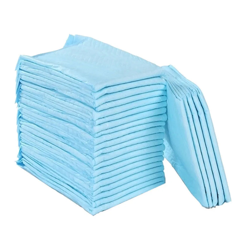 20-Pack Disposable Underpads Bed