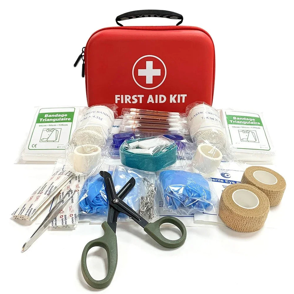 75-Piece Waterproof Outdoor Travel First Aid Kit
