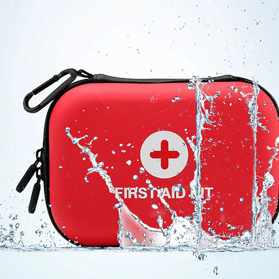 First Aid Kit Bag Empty Portable Emergency Medical Bag First Aid Hard Shell Case Small First Aid Bag Ideal for Home Office Car