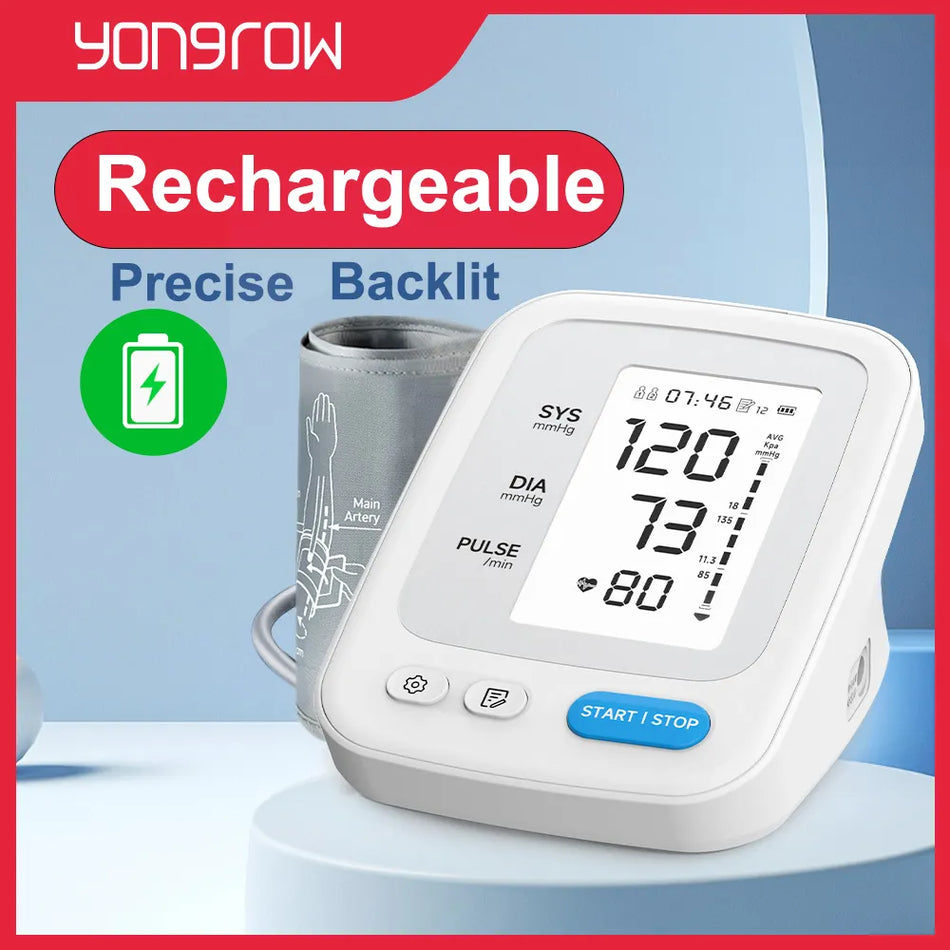 Portable Upper Arm Digital Blood Pressure Monitor