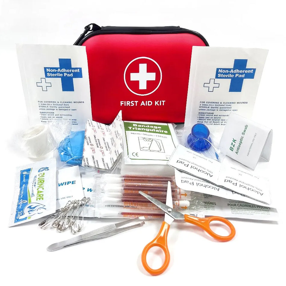 Complete Portable Emergency Medical First Aid Kit Bag Storage Box For Household Outdoor Travel Camping Equipment Medicine