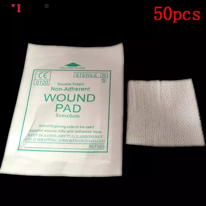 Waterproof Sterile Gauze Pads , 50 Pcs/Lot