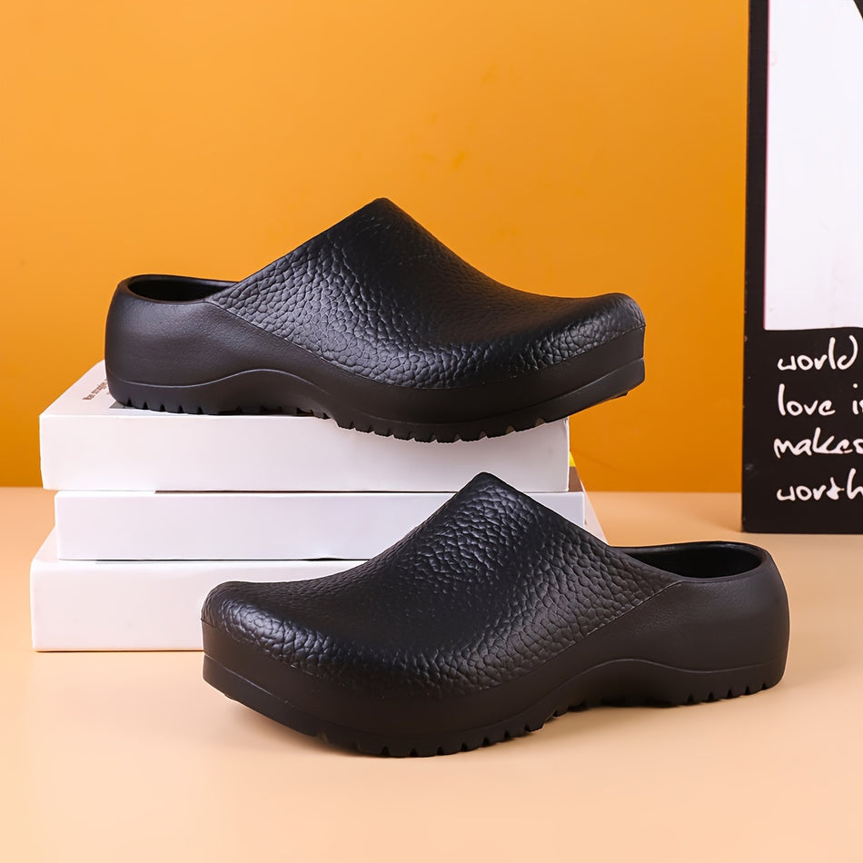 Optimize product title: Women's Waterproof Closed Toe Anti-Slip Mules for Health Care Services